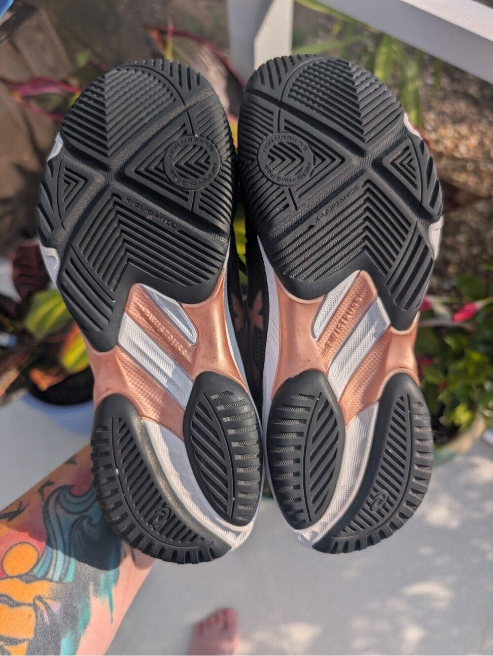 ASICS Netburner Ballistic FF MT 3 Womens Volleyball Shoes Size 7.5 Blk/Rose Gold - Picture 6 of 11